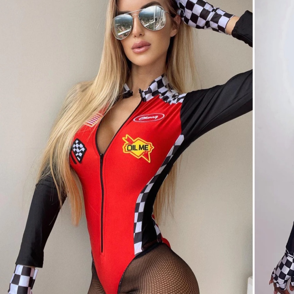 Never worn brand new racer car driver costume size small/medium